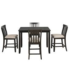 dining table and 4 chairs set, 42''x30