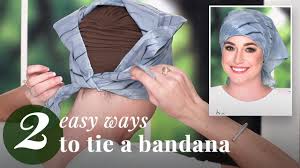 Anything smaller than that won't fit around a head or neck and. How To Tie A Bandana Around Your Head 2 Ways Youtube