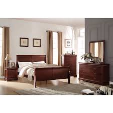 Maybe you would like to learn more about one of these? Acme Furniture Louis Philippe Cherry 4 Piece Sleigh Bedroom Set Overstock 14230119