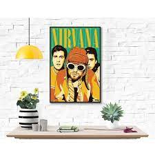 A 081.946.542.871, poster dinding cafe ,poster dinding bts. Jual Poster Kayu Hiasan Pajangan Dinding Kamar Dekorasi Band Nirvana Murah Juni 2021 Blibli