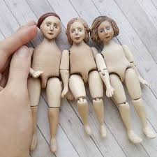Wooden Art Doll Derevyannye Kukly Kukolki Kukly