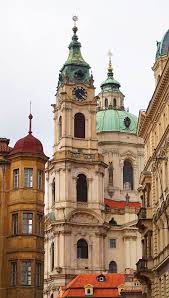 St Nicolas Church At Lesser Town Of Prague Czechia Church Catholic Prague Czechia Visitcze Sacred Architecture Vintage Architecture Architectural Section