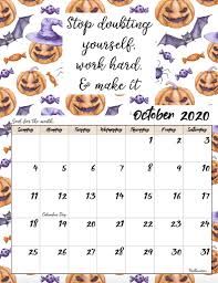Free Printable 2020 Monthly Motivational Calendars Free Printables Calender Printables Calendar Printables