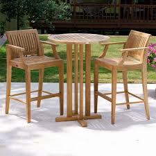 Laguna 3 Pc Teak Bar Set Westminster Teak Bar Furniture Teak Patio Furniture Outdoor Bar Furniture
