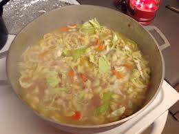 Filipino Elbow Macaroni Soup With Cabbage Corned Beef Carrots Celery This Is So Good Especially This Winter Macaroni Soup Cabbage Soup Foodie