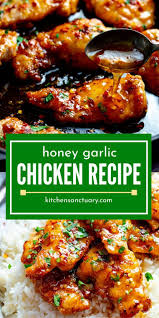 Honey Garlic Chicken Easy Honey Garlic Chicken Garlic Chicken Recipes Chicken Dinner Recipes
