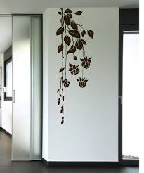 Vinyl Wall Decal Sticker Hanging Flowers 1016 Wall Painting Decor Simple Wall Paintings Creative Wall Painting