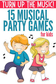 15 Music Party Games For Kids Bop Til You Drop With These Game Ideas Birthday Party Games For Kids Kids Party Games Kids Party Games Indoor