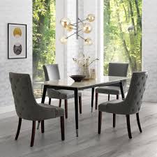 I want to buy two more and replace all the dining chairs at. Harvey Upholstered Tufted Nailhead Trim Dining Chair Set Of 2 On Sale Overstock 24239610