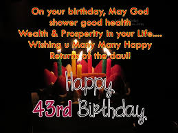 Top 100 Happy 43rd Birthday Wishes For Male Female