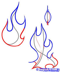 Fire Never Looks Hard To Draw Until You Draw It Drawing Flames Drawing Tutorial Easy Flame Art