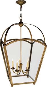 Capitol large white bell pendant light. Large Tapered Arch Top Lantern Foyer Light Visual Comfort Lighting Visual Comfort Ceiling Pendant Lights
