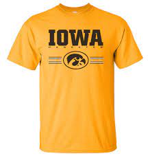 High quality iowa hawkeyes gifts and merchandise. Iowa Hawkeyes Tee Shirt Horizontal Stripe Tigerhawk Oval Iowa Etsy