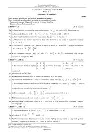 Lucrările, revizuite de pe calculator de către evaluator. Subiecte Bac 2014 Matematica Tehnologic