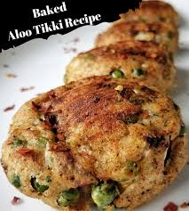 Baked Aloo Tikki Recipe Recipe Aloo Tikki Recipe Recipes Healthy Indian Snacks
