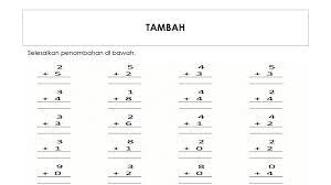 Modul soalan matematik upsr kertas 1, 2 + skema jawapan. Latihan Matematik 6 Tahun Tambah Tadika Anak Soleh Facebook