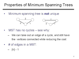 The minimum spanning tree (mst) problem is the following: Analysis Of Algorithms Cs 477677 Minimum Spanning Trees