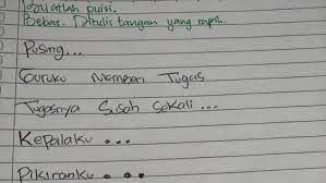 16 puisi anak terlengkap menyentuh hati. Yakin Bisa Tahan Ketawa Baca 6 Puisi Buatan Anak Sd Ini Citizen6 Liputan6 Com
