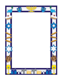 Hanukkah Border Hanukkah Hanukkah Gifts Holiday Lettering