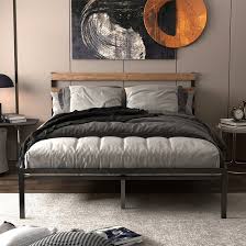 Wonderful & value for money. Industrial Lodge Home Blakely Queen Platform Bed Wayfair