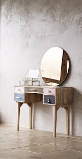 Alicia Unstained Mango Wood Dressing Table Dressing Table Design Simple Furniture Table Design