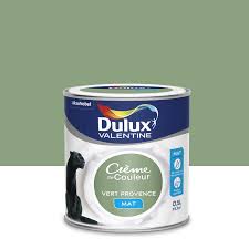 Bonjour, je viens d'acheter une. Peinture Mur Boiserie Creme De Couleur Dulux Valentine Vert Provence Mat 0 5 L Leroy Merlin