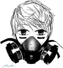 As you can see this is a gas mask you will be drawing. Gas Mask By Yun Hui Lee On Deviantart