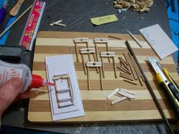 Ozel Siparis Olarak Minyatur Bahceler Icin Yaptigim Masa Sandalye Takimlari Sizlere Bir Fikir Olabilir Diye Yapim Asam Minyatur Bahceler Minyaturler Sandalye