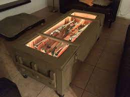 Coffee table gun safes and other security vaults concealed behind common pieces of furniture are available for sale in many departmental stores such as amazon, lowe's, and ikea. Pin On Home