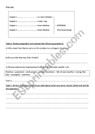 Learn the definition of 'bare intention'. 9th Form Expressing Intention Reading Comprehension Esl Worksheet By Gary Redrov