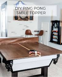 Diy modern birch table from e sheet of plywood. How To Make A Ping Pong Table Top For A Pool Table