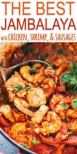 Jambalaya Recipe With Chicken Shrimp And Sausages One Pot Recipe The Best In 2020 Best Jambalaya Recipe Jambalaya Recipe Jambalaya Recipe Easy