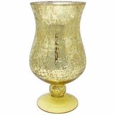 Glass material and yes handmade golden trimmed glass candle holders. Large Mercury Glass Hurricane Candle Holder Gold Just Artifacts Glass Hurricane Candle Holder Hurricane Candle Holders Candle Holders