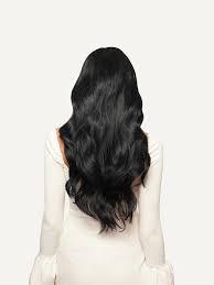 Seamless Clip In Hair Extensions Jet Black Color 1 180 Grams Long Hair Styles Luxy Hair Jet Black Hair