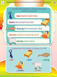 Teaching resource | 1) gambar manakah mula dengan huruf c? Aku Pintar Membaca Dan Menulis Huruf Berawalan D Ebook Anak