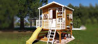 Casita Infantil De Madera Elevada Super Hotel En 2020 Casitas Infantiles Casitas Para Ninas Casa De Juegos Exterior