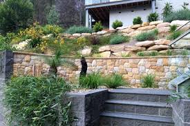 Steep Block Landscape Design The Landscaped Garden In 2020 Landscape Design Australian Native Garden Garden Fire Pit