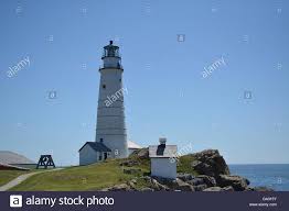 Download This Stock Image The Oldest Light Station In The U S Boston Light Sitting On The Edge Of Boston Harbor Atop Little Bre Old Lights Old Things Photo