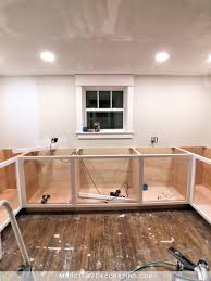 Fasten deck screws into the wall to secure the bottom case. How I Built My Lower Base Cabinets And Drawers In The Pantry Addicted 2 Decorating Kitchen Cabinet Plans Building Kitchen Cabinets Diy Cabinets