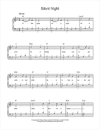 Franz xaver gruber level 1: Franz Gruber Silent Night Sheet Music Pdf Notes Chords Christmas Score Easy Piano Download Printable Sku 42749