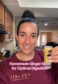 Easy homemade ginger shot #gingershot