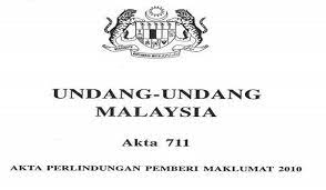 Akta perlindungan saksi 2009 (akta 696). Akta Perlindungan Pemberi Maklumat Beri Maklumat Kepada Saluran Betul Bukan Kepada Umum Untuk Dapatkan Perlindungan Pak Din