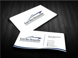 Business card design nanotech detailing tayyeba designs. Fresh Clean Business Card For Yacht Detailing Company By Jprivitar