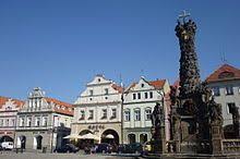 Zatec Saaz Ringplatz Mit Dreifaltigkeitssaule Bohmen Bilder Dreifaltigkeit