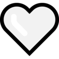 White Heart Emoji Transparent love symbol in html see through heart emoji transparent heart emoji alt code clear heart meaning. white heart emoji