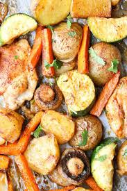 I Love This One Pan Chicken Potatoes Vegetables Recipe Chicken Thighs With Potatoes Carro Chicken Potatoes Chicken Carrots Recipe Sheet Pan Dinners Chicken
