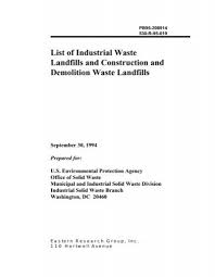 Dunlap, tn dump solid waste landfills are meant for materials that are not biodegradable and cannot be recycled. List Of Industrial Waste Landfills And Construction And Demolition
