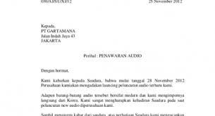 Contoh surat lamaran dalam bahasa inggris teachers resume. Contoh Surat Semi Block Style Penawaran Barang Contoh Seputar Surat