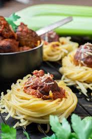 Spaghetti Meatball Cups Gourmandelle Recipe In 2020 Clean Eating Vegan Spaghetti And Meatballs Vegan Recipes
