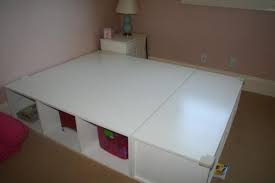Platform bed brought to you by lowes creative idea more. Diy Pretty Practical Platform Bed That S Vandy Diy Platform Bed Diy Crafts For Bedroom Platform Bed Plans